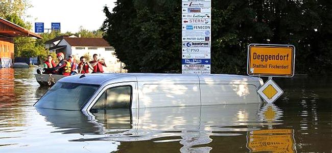 Убытки страховых компаний от наводнений в Европе. Наводниние в Европе