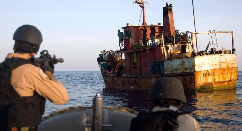 Частные охранники против сомалийских пиратов